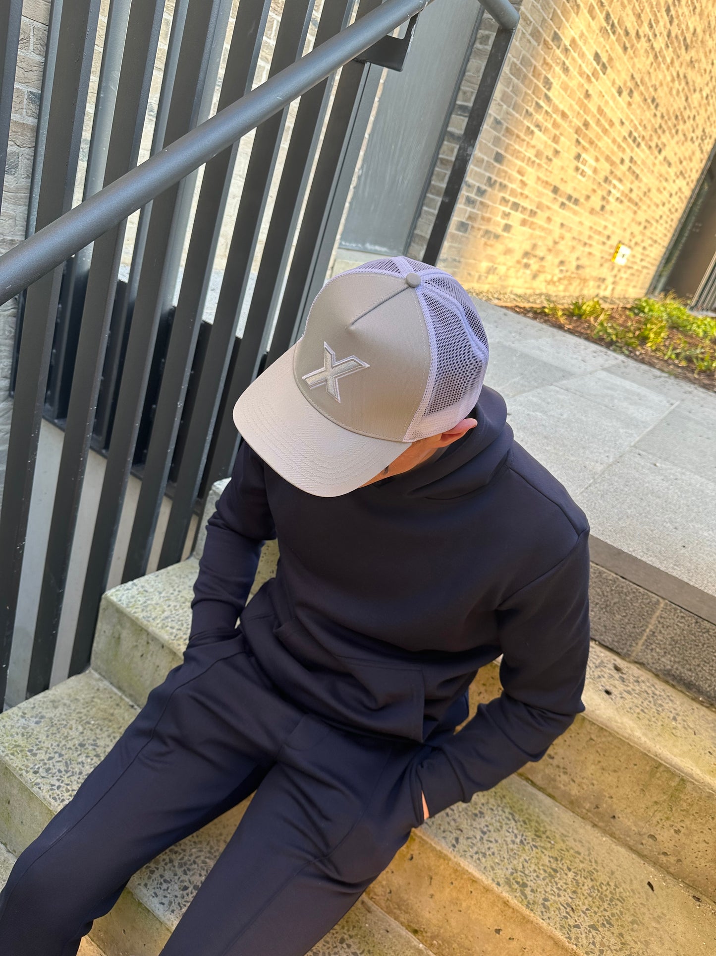 X Peak Hat - Grey