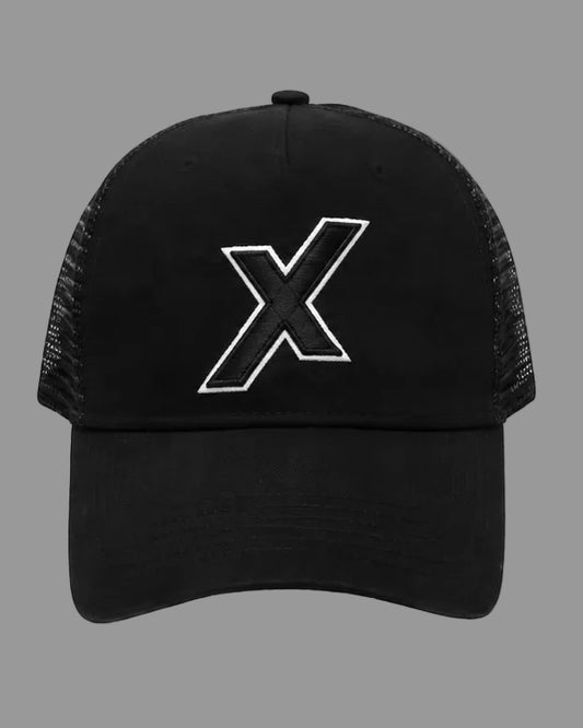 X Peak Hat - Black