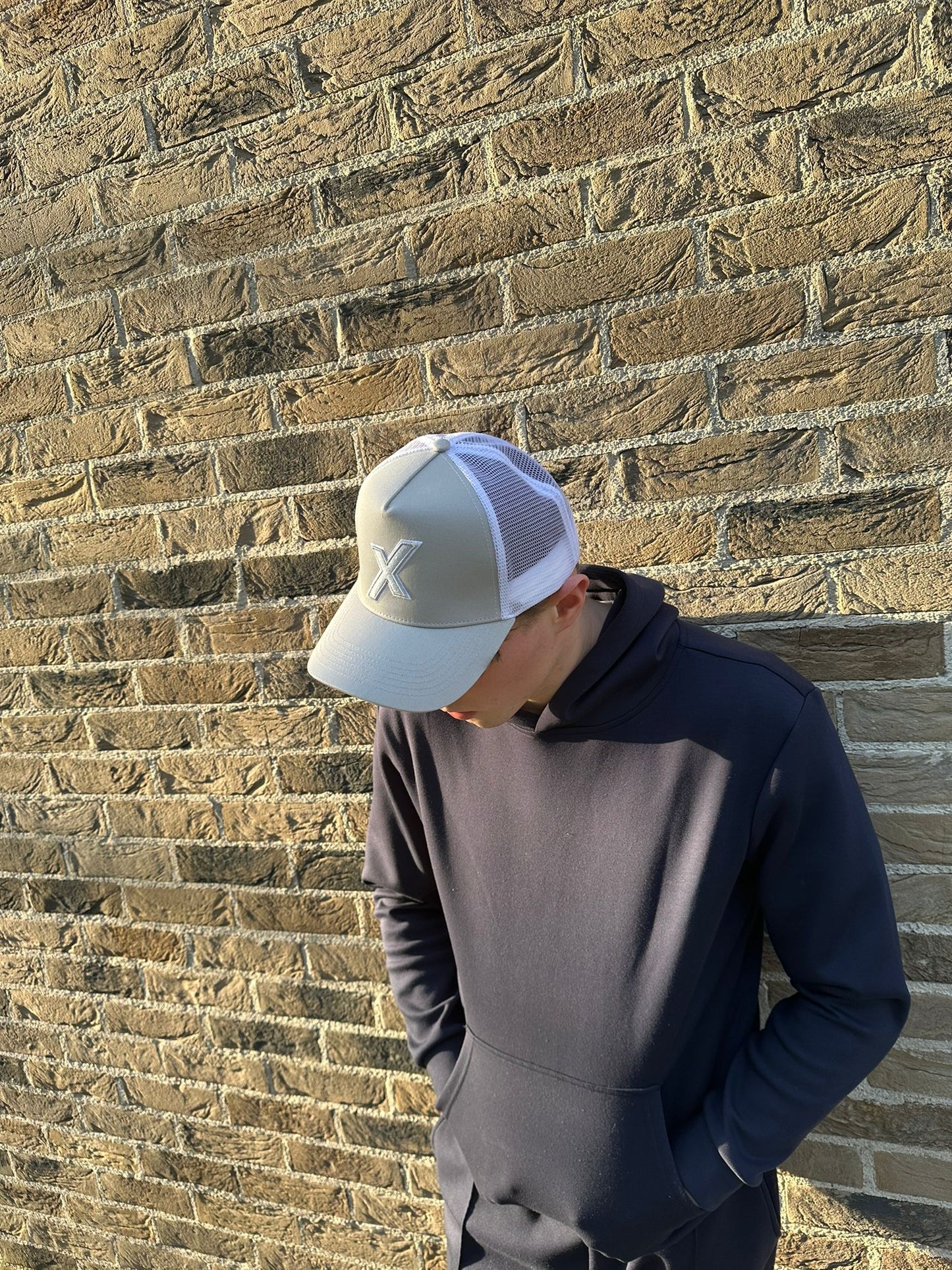 X Peak Hat - Grey